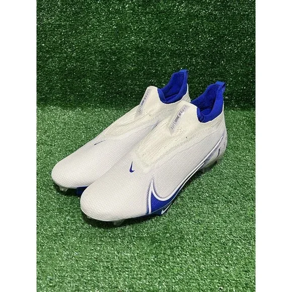 Nike Vapor Edge 360 Elite Football Cleats White Blue CV6282-107 Men’s Size 13.5 - Picture 2 of 9